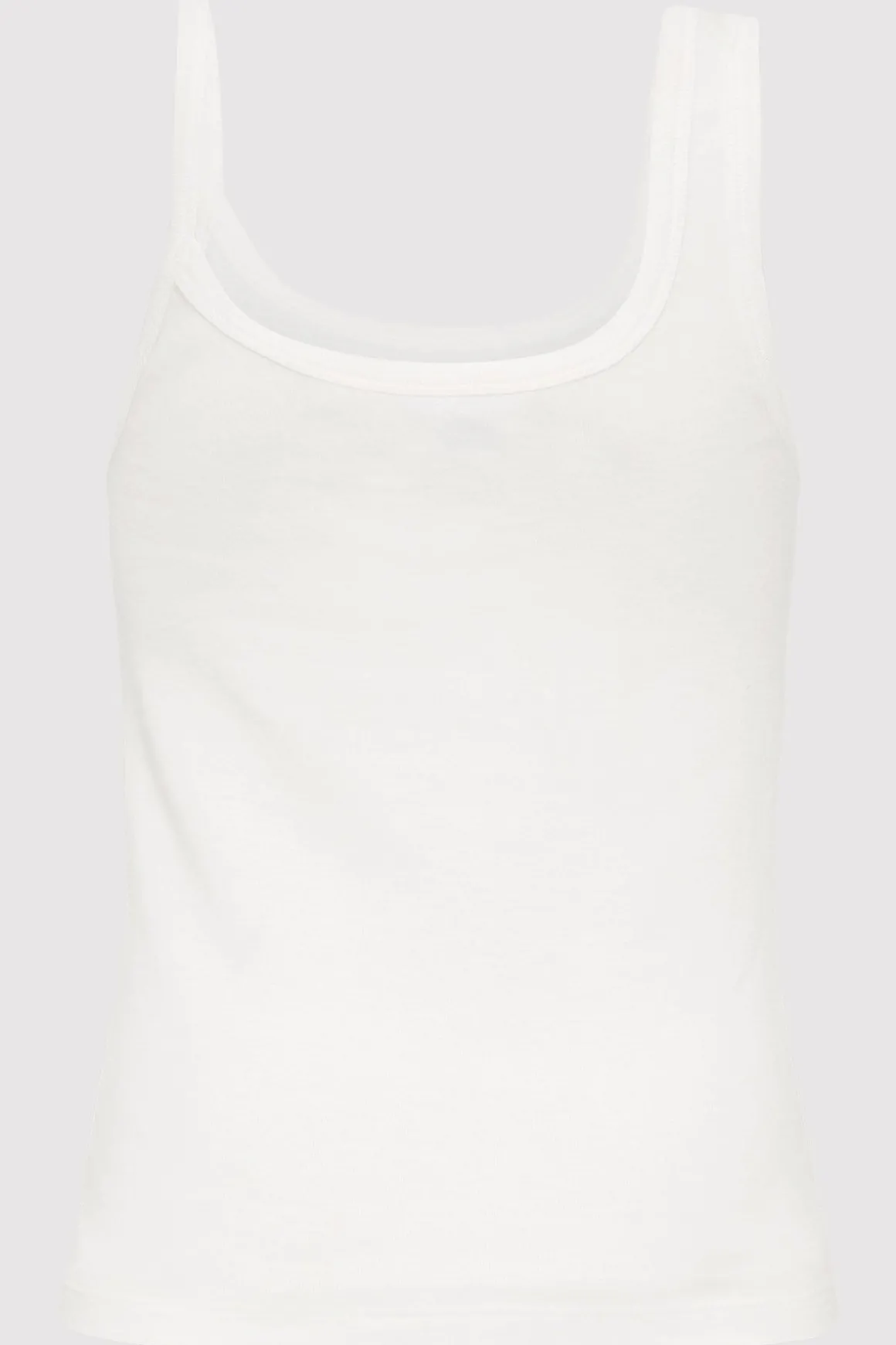 St. Agni Organic Cotton Asymm Tank - White