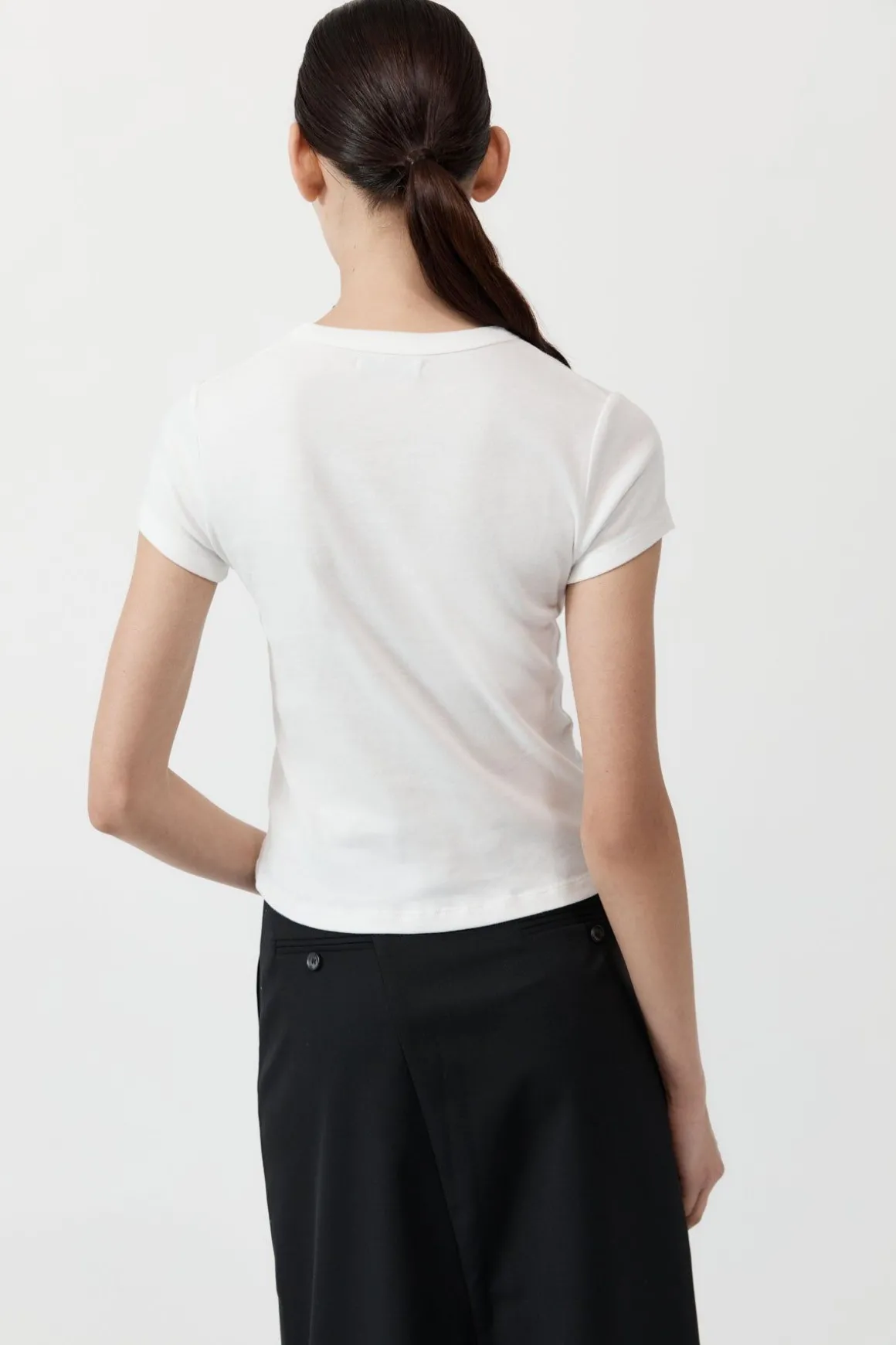 St. Agni Organic Cotton Baby Tee - White