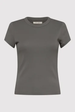 St. Agni Organic Cotton Baby Tee - Pewter Grey