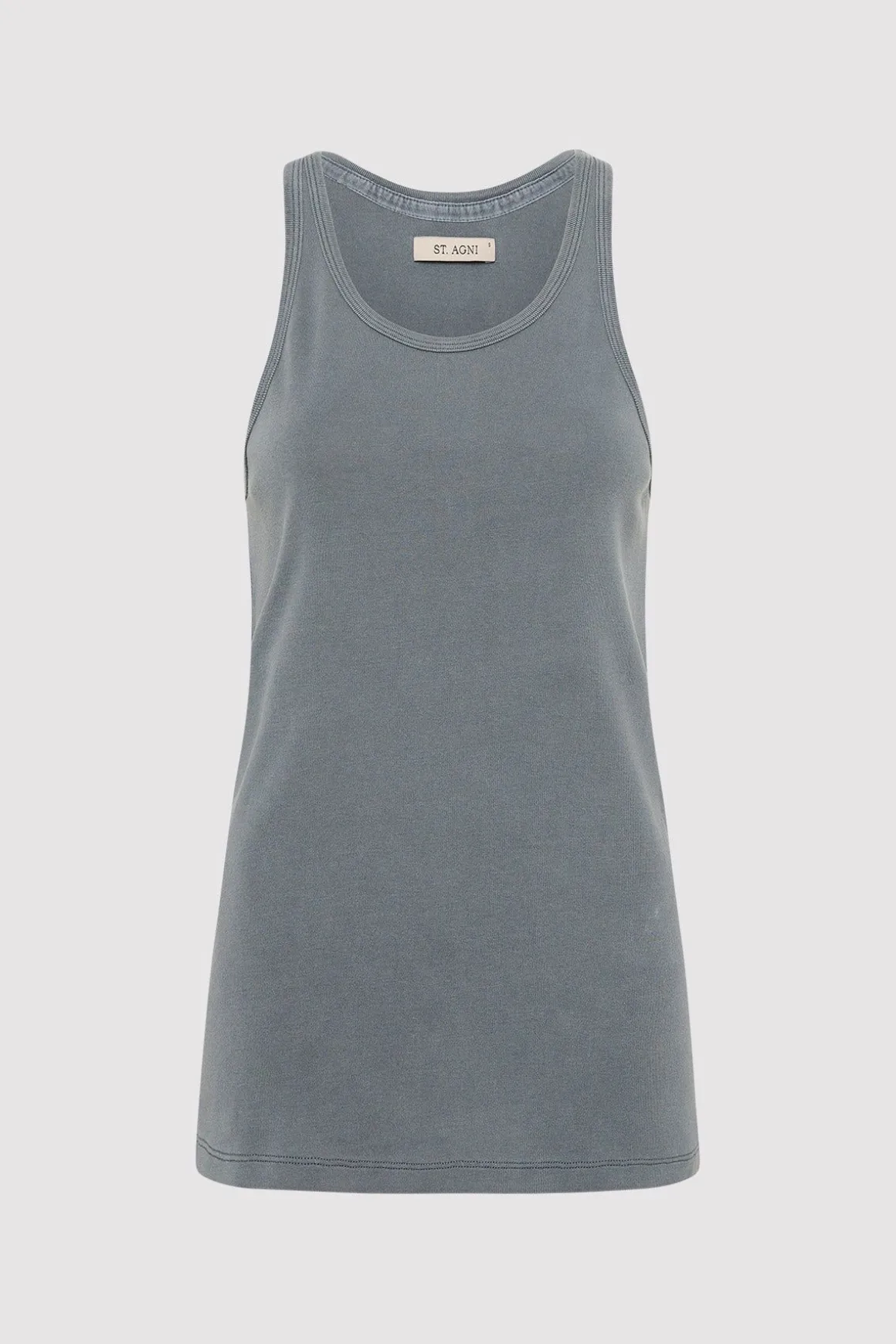 St. Agni Organic Cotton Everyday Tank - Diesel Grey