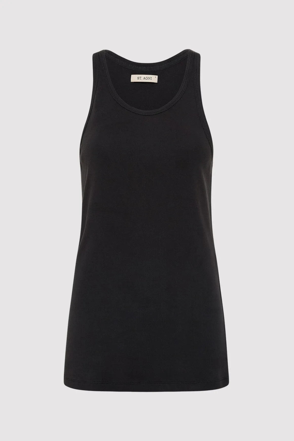 St. Agni Organic Cotton Everyday Tank - Black