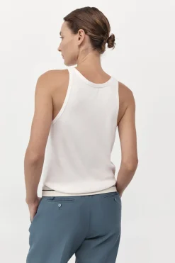 St. Agni Organic Cotton Everyday Tank - White
