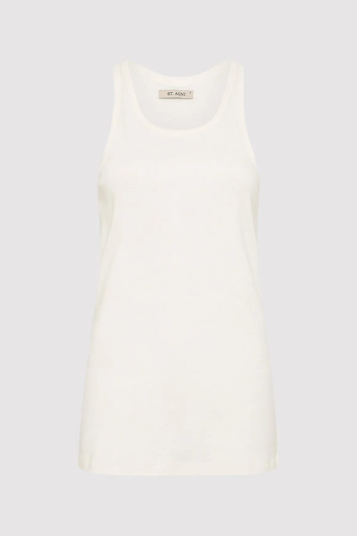 St. Agni Organic Cotton Everyday Tank - White
