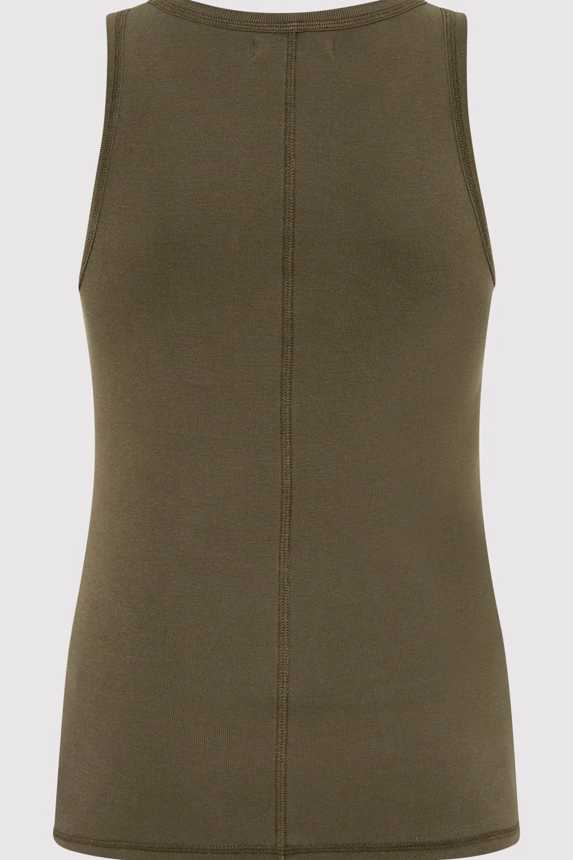 St. Agni Organic Cotton Singlet - Kelp