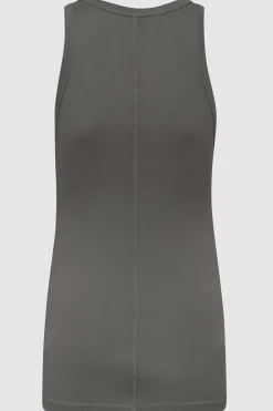 St. Agni Organic Cotton Singlet - Pewter Grey