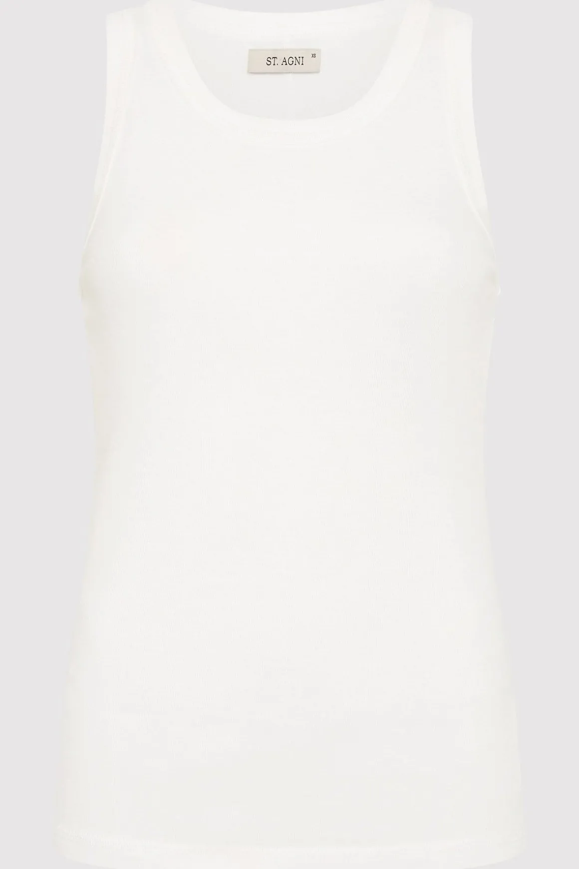 St. Agni Organic Cotton Singlet - White