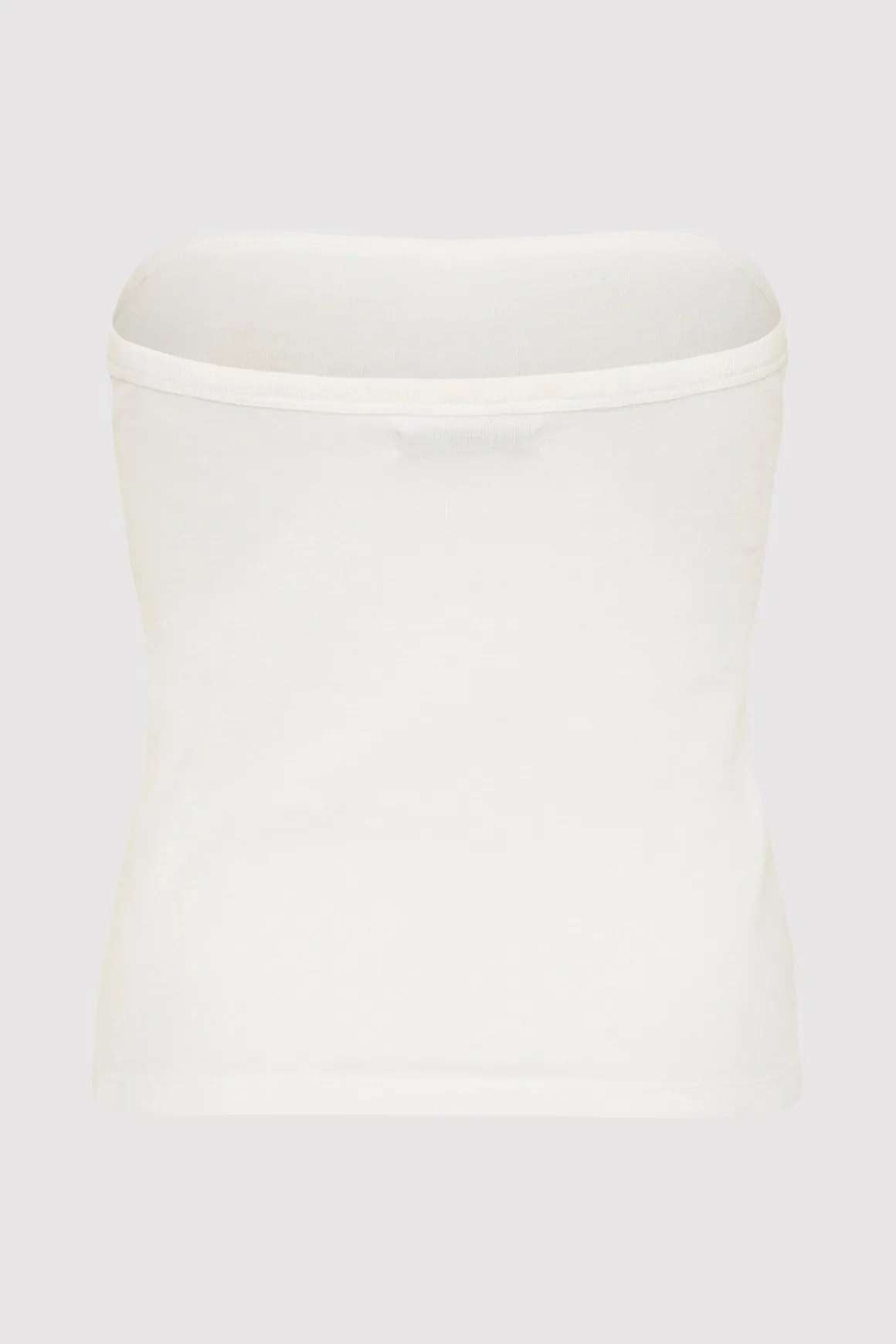 St. Agni Organic Cotton Strapless Top - White