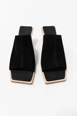 St. Agni Raw Edge Heel - Black