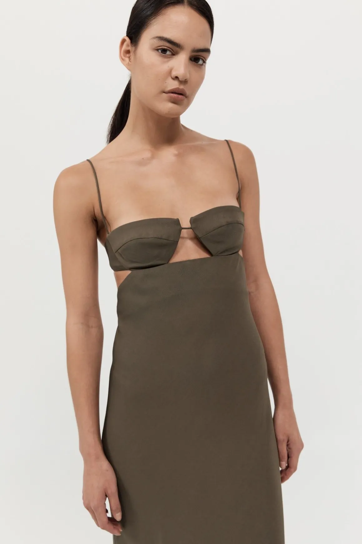 St. Agni Resort Dress - Olivine