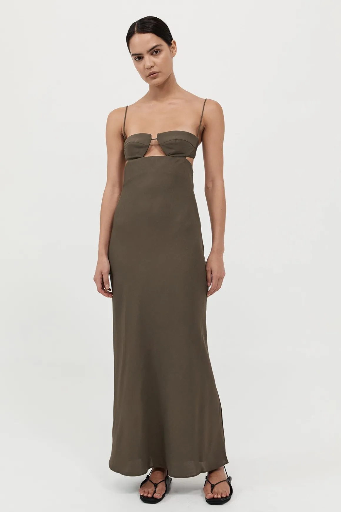 St. Agni Resort Dress - Olivine