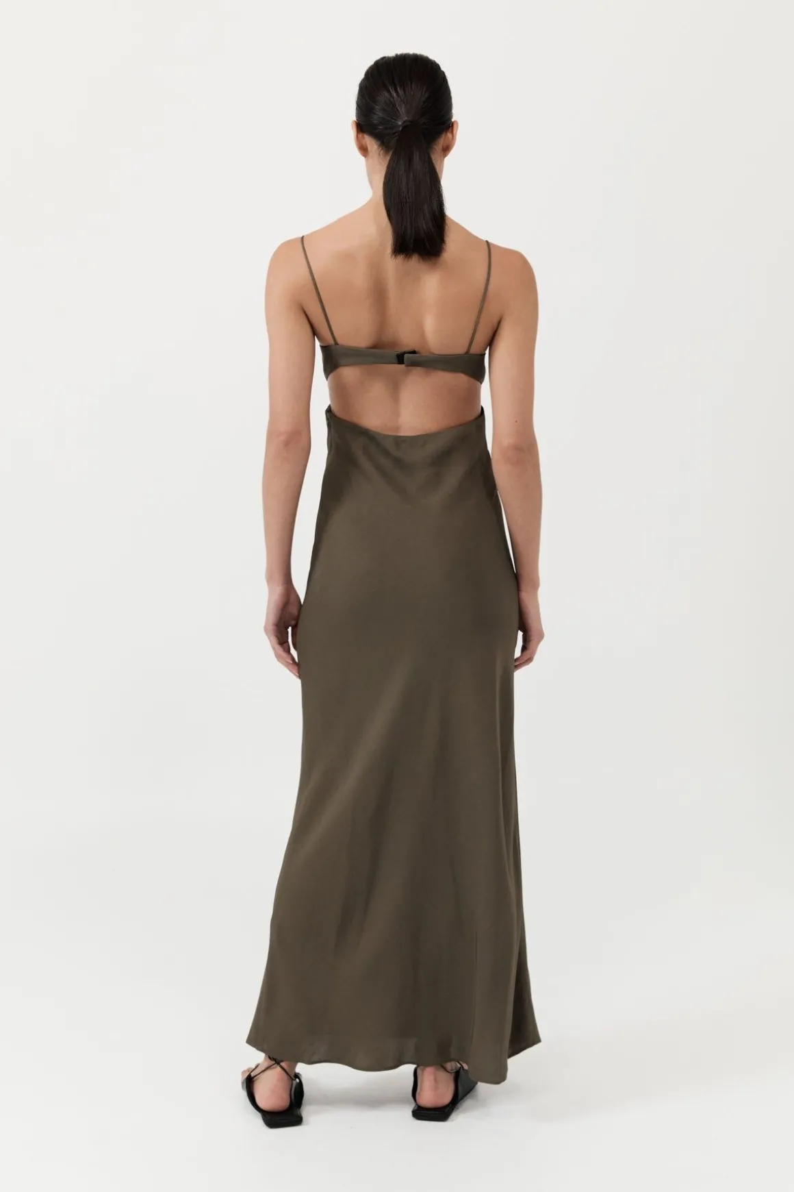 St. Agni Resort Dress - Olivine