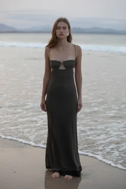 St. Agni Resort Dress - Olivine