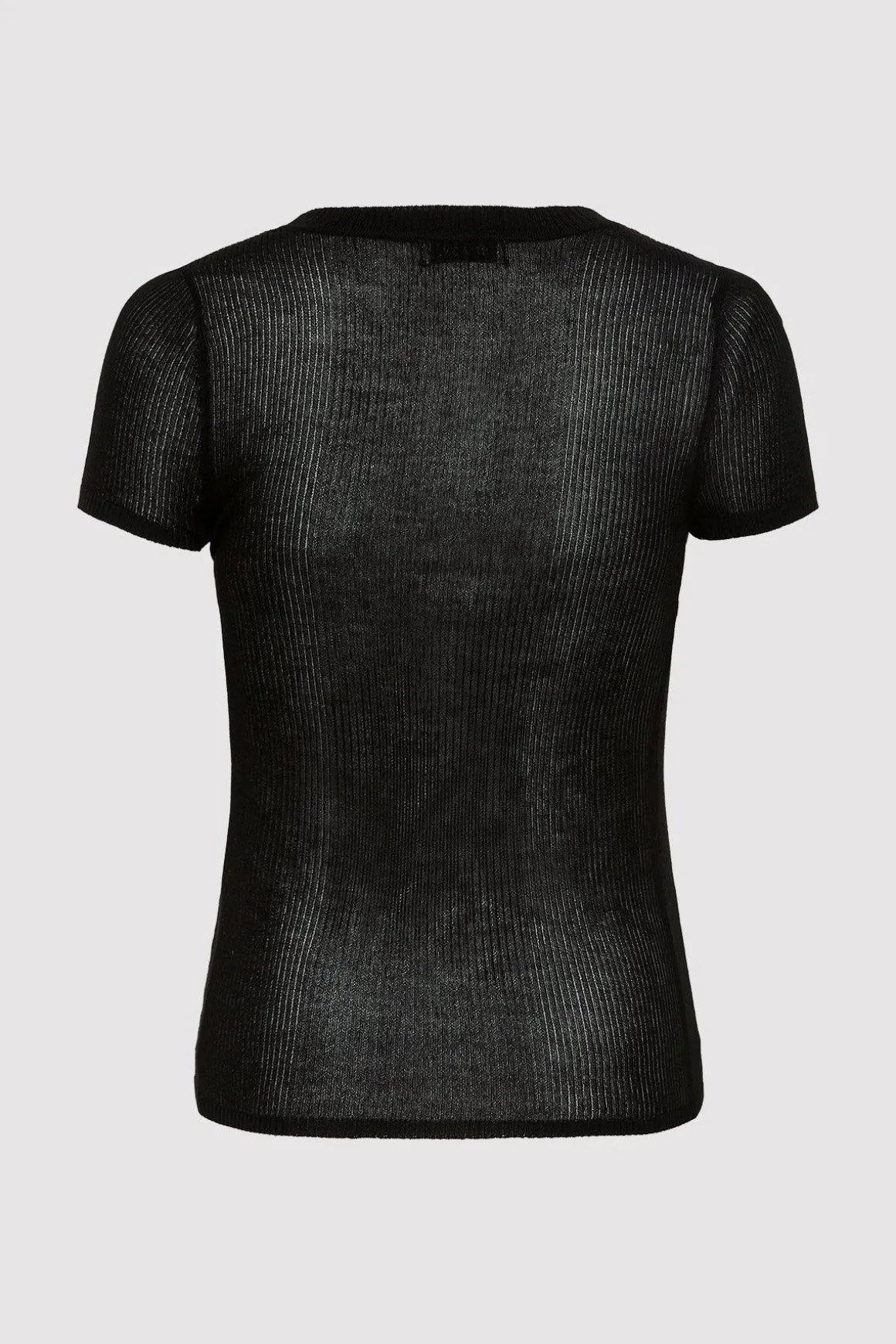 St. Agni Second Skin Knit Tee - Black