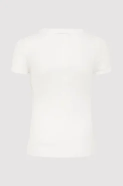 St. Agni Second Skin Knit Tee - White