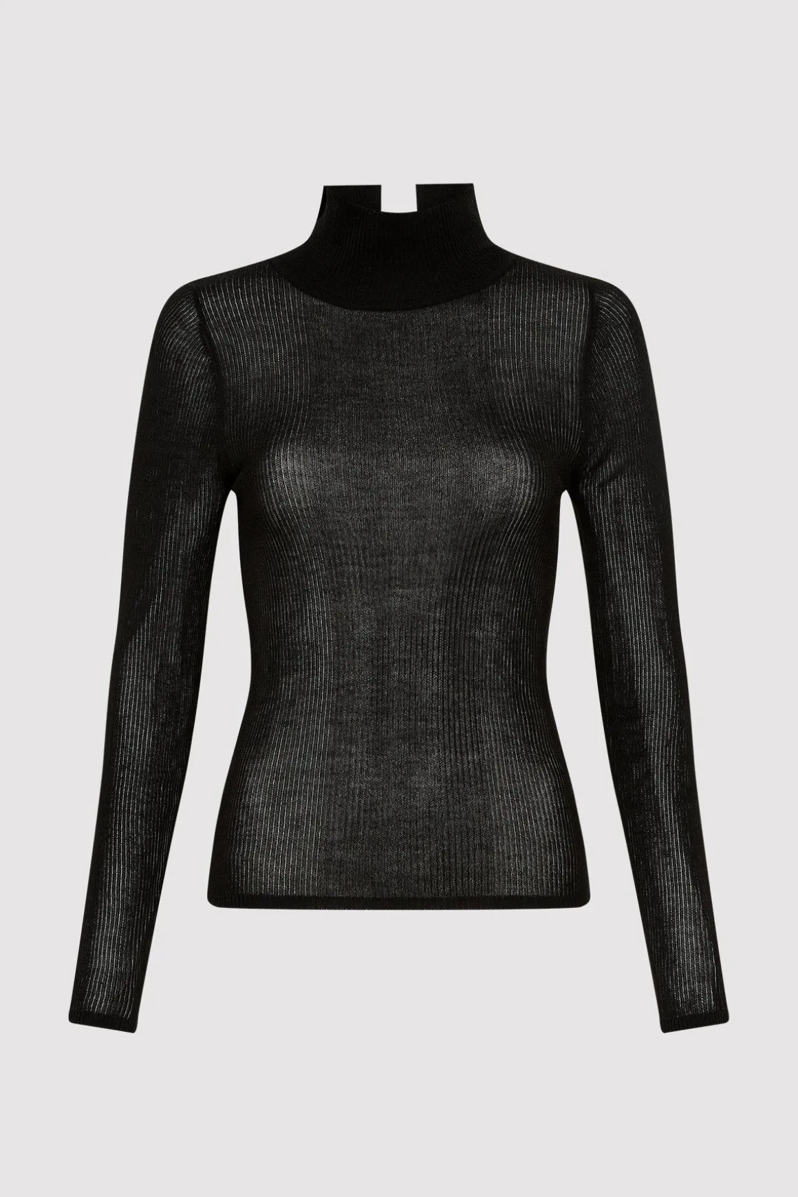 St. Agni Second Skin Knit Top - Black