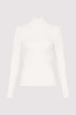 St. Agni Second Skin Knit Top - White
