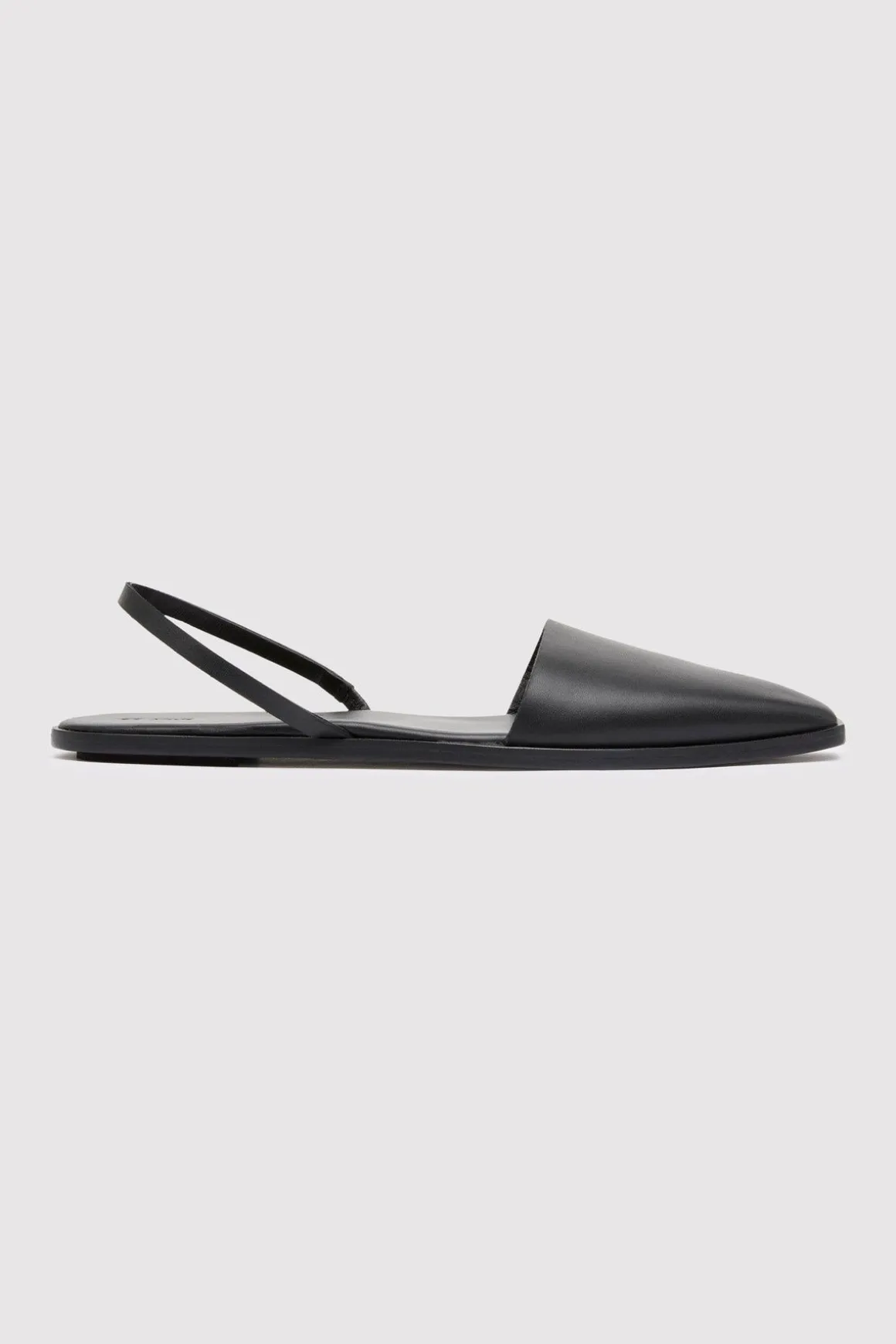 St. Agni Sling Back Flat - Black