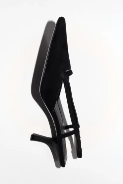 St. Agni Sling Back Heel - Black