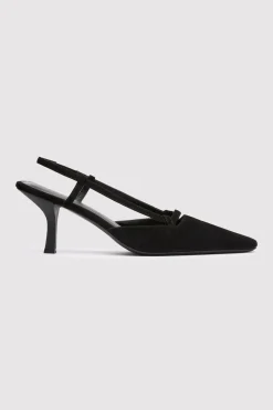 St. Agni Sling Back Heel - Black
