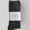 St. Agni Snow Socks By Le Bon - Charcoal