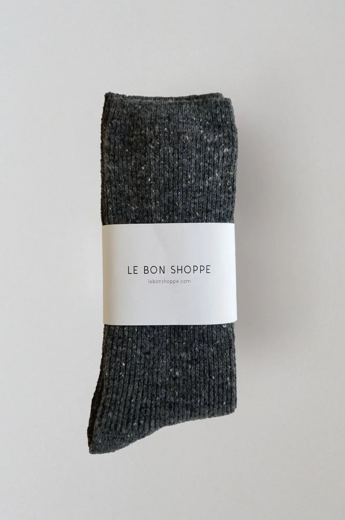 St. Agni Snow Socks By Le Bon - Charcoal