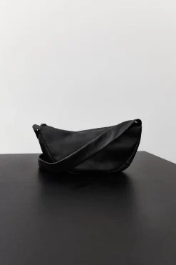 St. Agni Soft Crescent Bag - Black