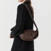 St. Agni Soft Crescent Bag - Chocolate