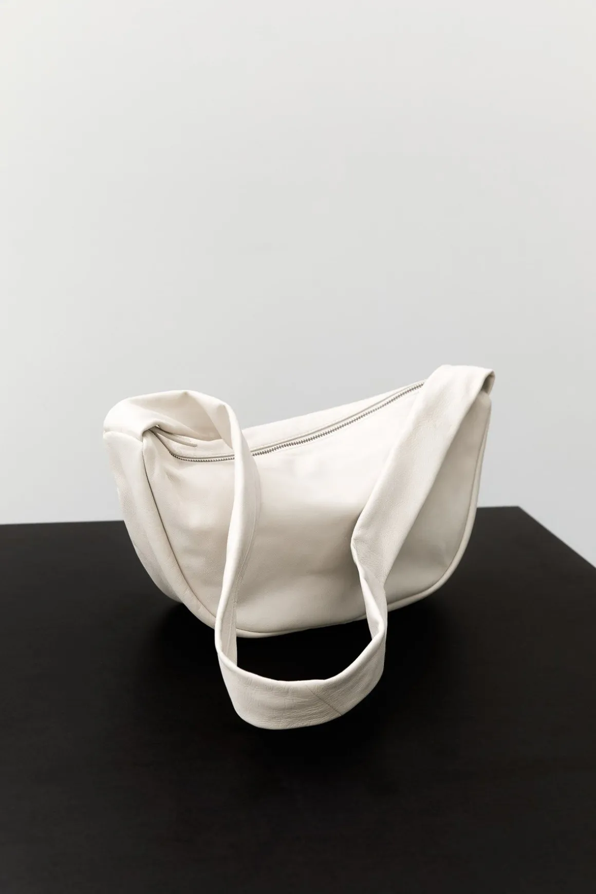 St. Agni Soft Crescent Bag - Ecru