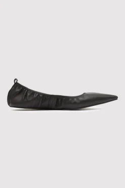 St. Agni Soft Leather Flat - Black