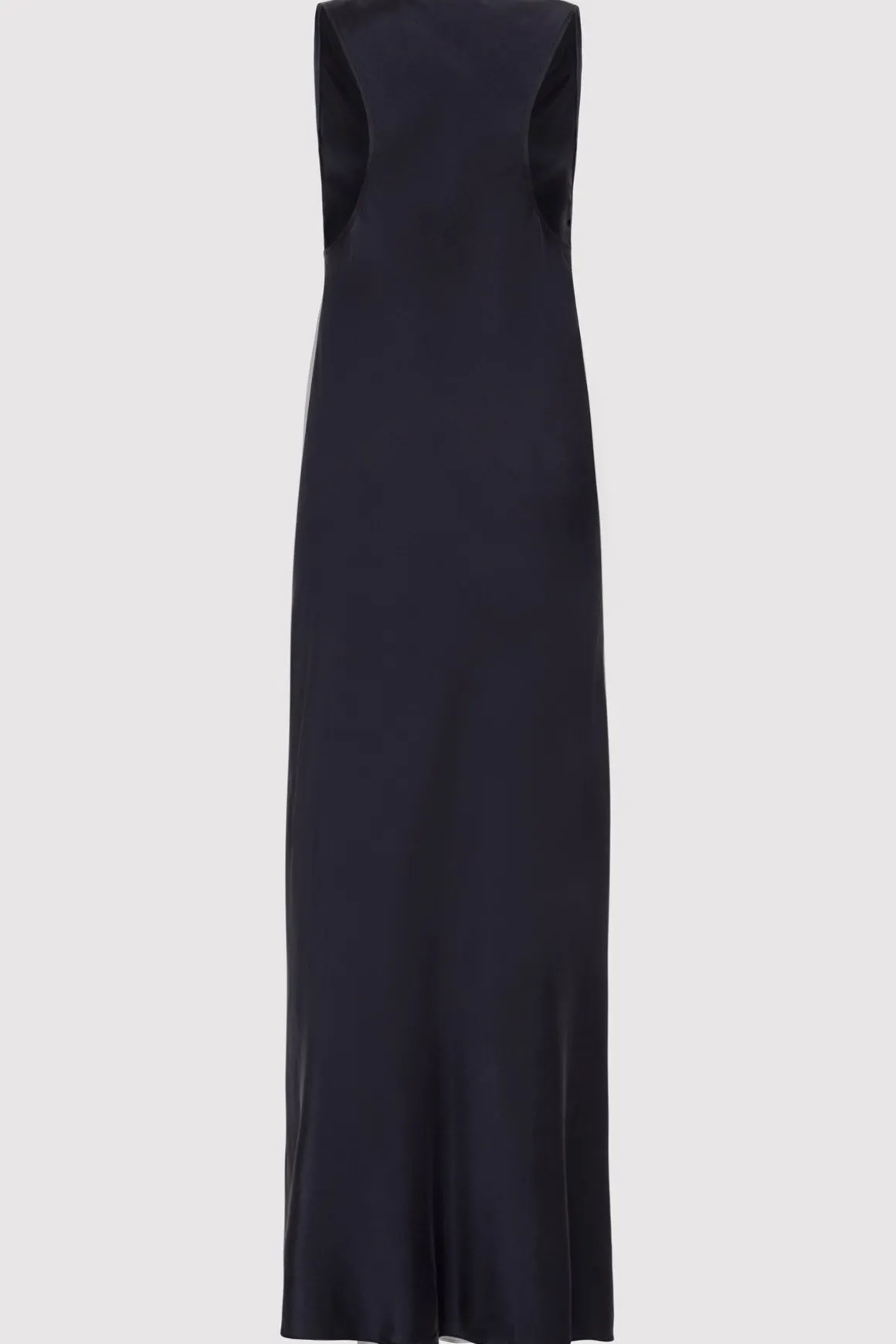 St. Agni Soft Silk Bias Tank Dress - Inkwell