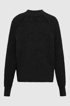 St. Agni Split Sleeve Jumper - Black