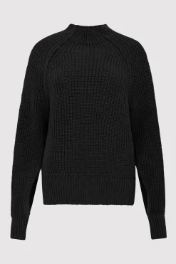 St. Agni Split Sleeve Jumper - Black
