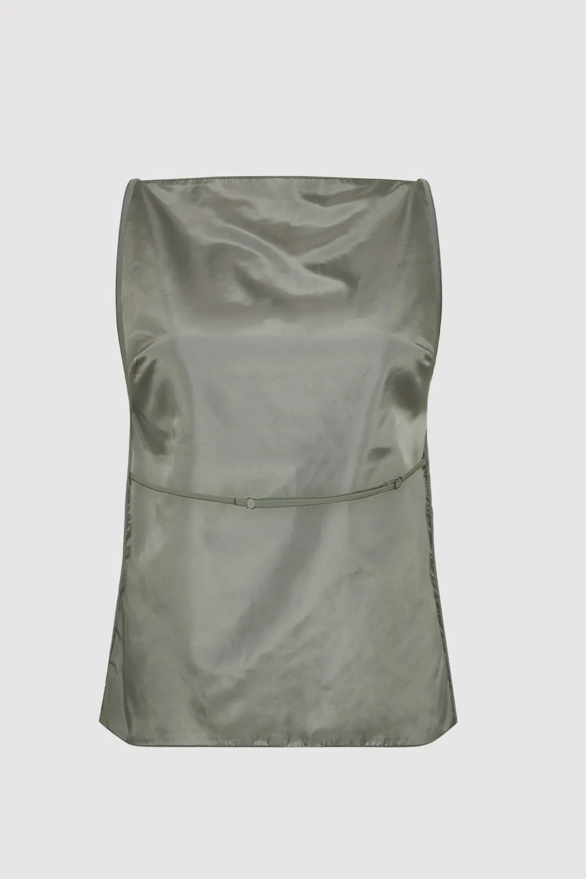 St. Agni Square Neck Top - Thyme