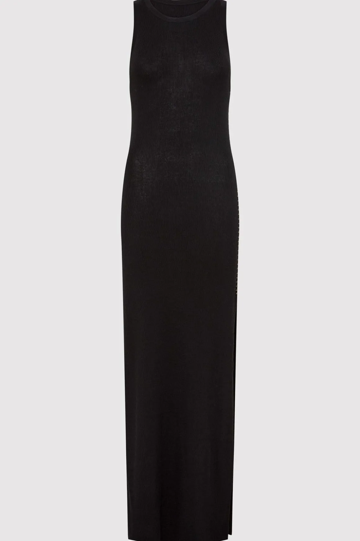 St. Agni Stitch Detail Dress - Black