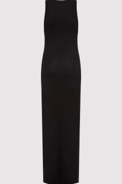 St. Agni Stitch Detail Dress - Black