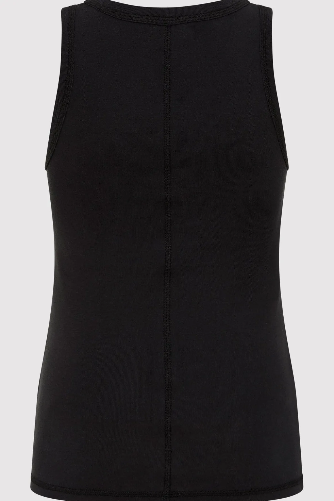St. Agni Stitch Detail Tank - Black