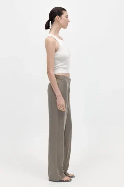 St. Agni Straight Leg Trousers - Castor Grey
