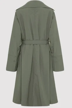 St. Agni Summer Trench Coat - Thyme