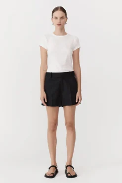St. Agni Tailored Shorts - Black