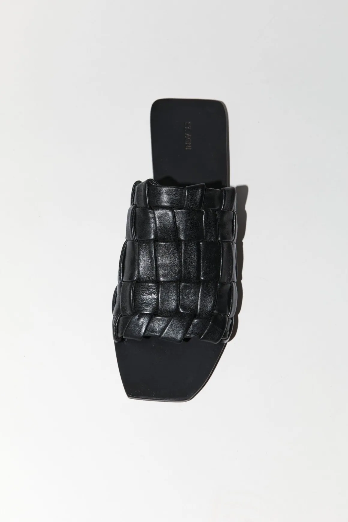 St. Agni Textured Slide - Black
