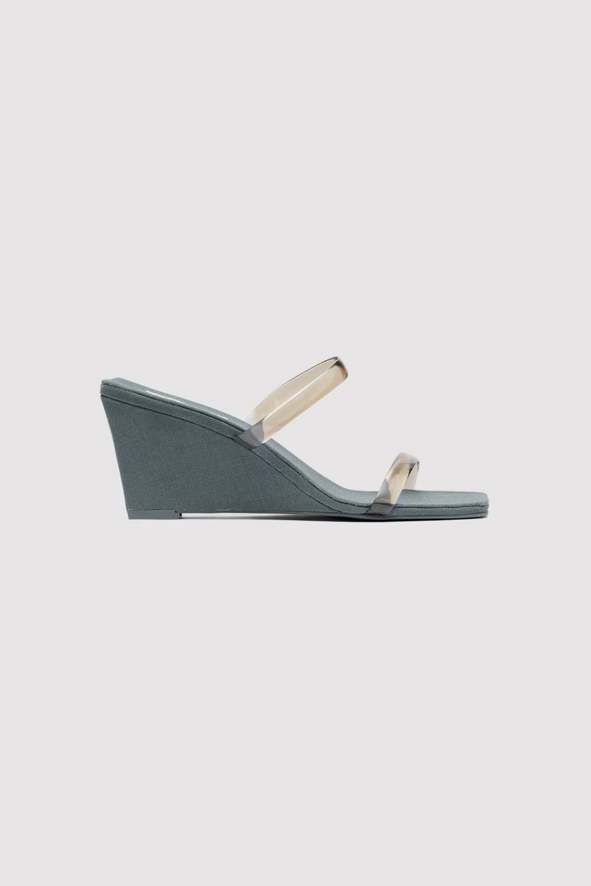 St. Agni Transparent Wedge - Slate