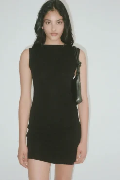 St. Agni Vas Knit Mini Dress - Black