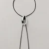 St. Agni Vertical Bolo Pendant - by ANNIKA INEZ