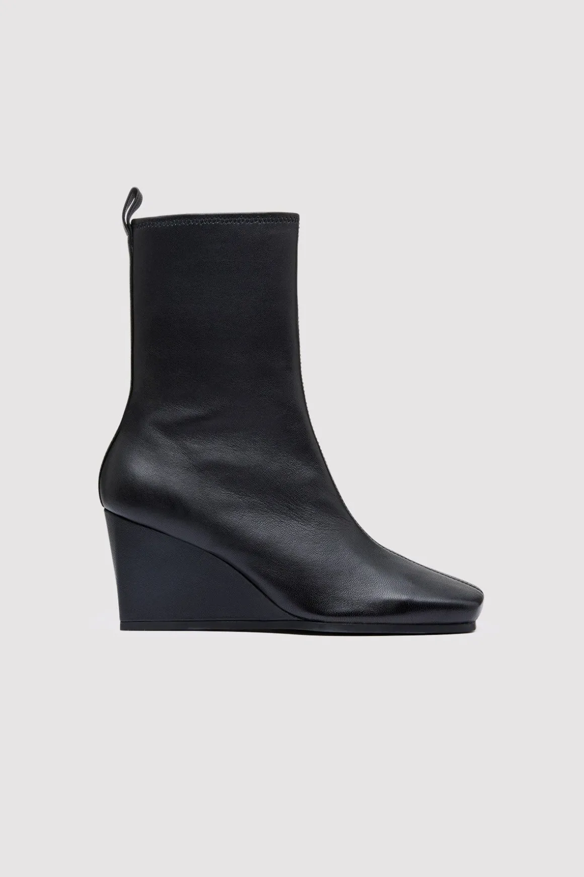 St. Agni Wedge Boot - Black