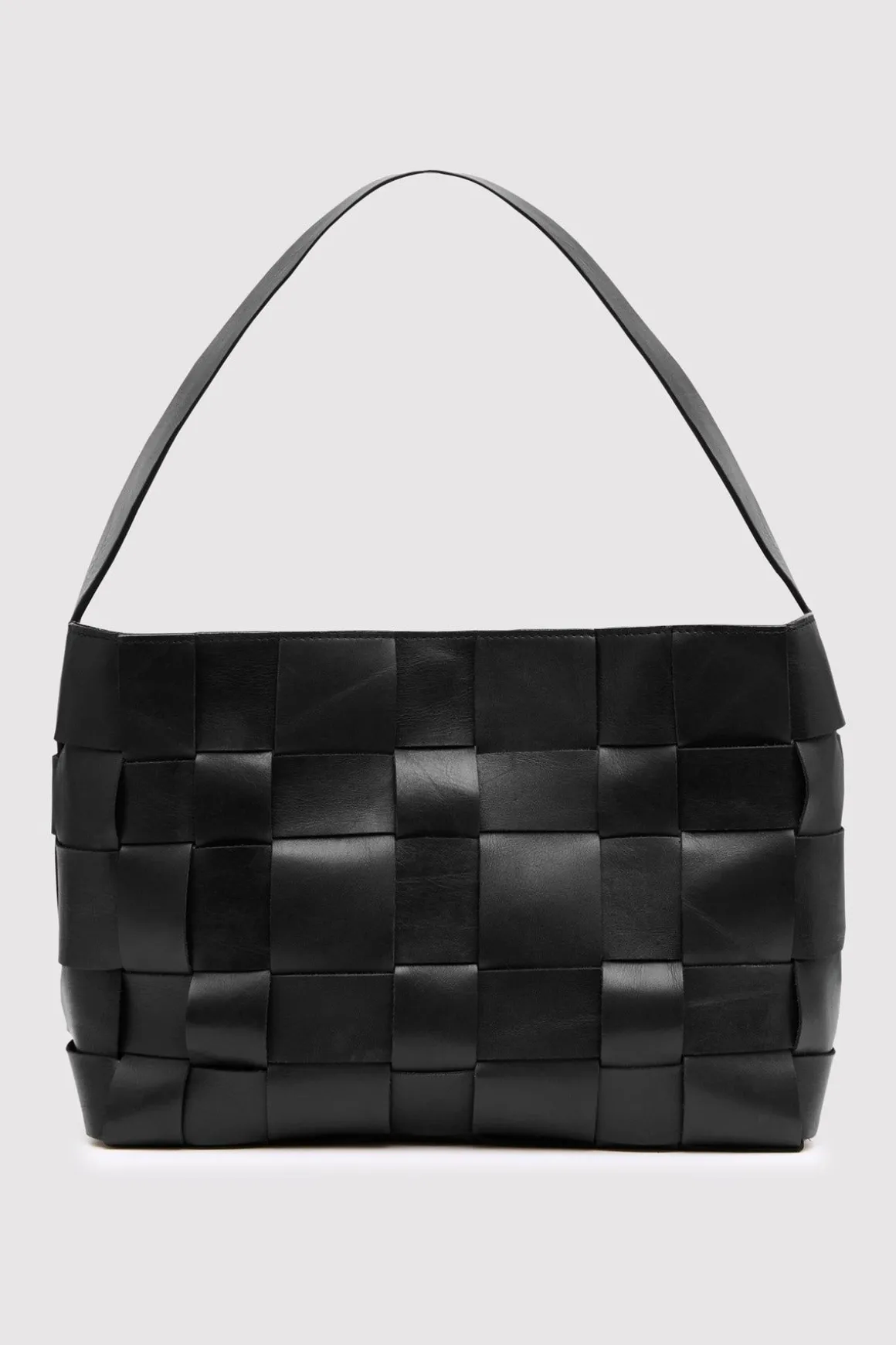 St. Agni Woven Mini Tote - Black