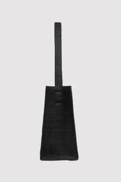 St. Agni Woven Minimal Mini Tote - Black