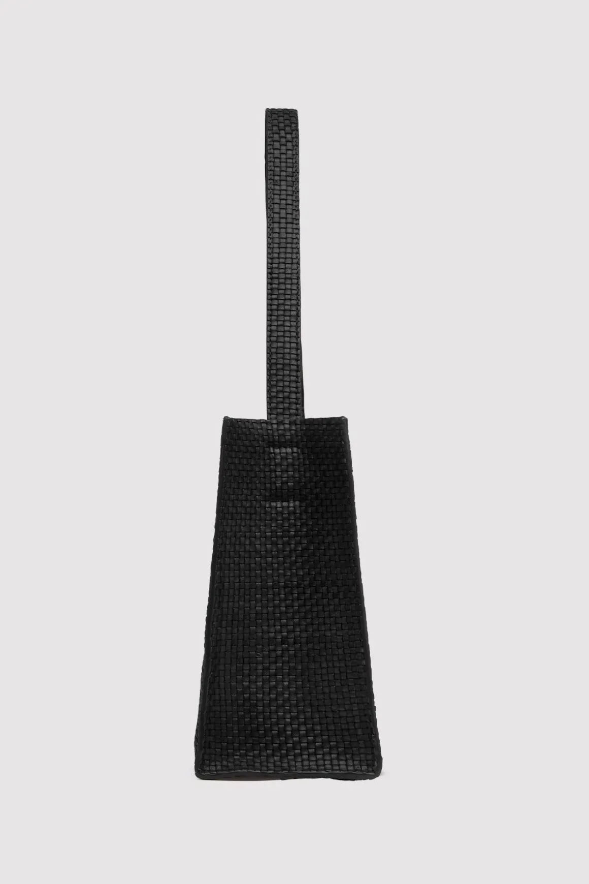St. Agni Woven Minimal Mini Tote - Black