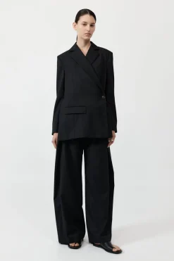 St. Agni Wrap Blazer - Black