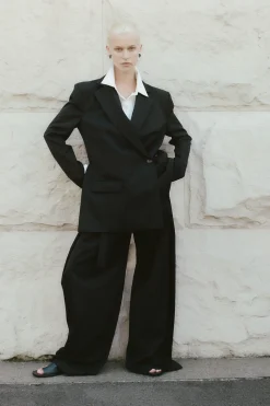 St. Agni Wrap Blazer - Black