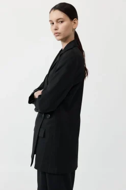 St. Agni Wrap Blazer - Black